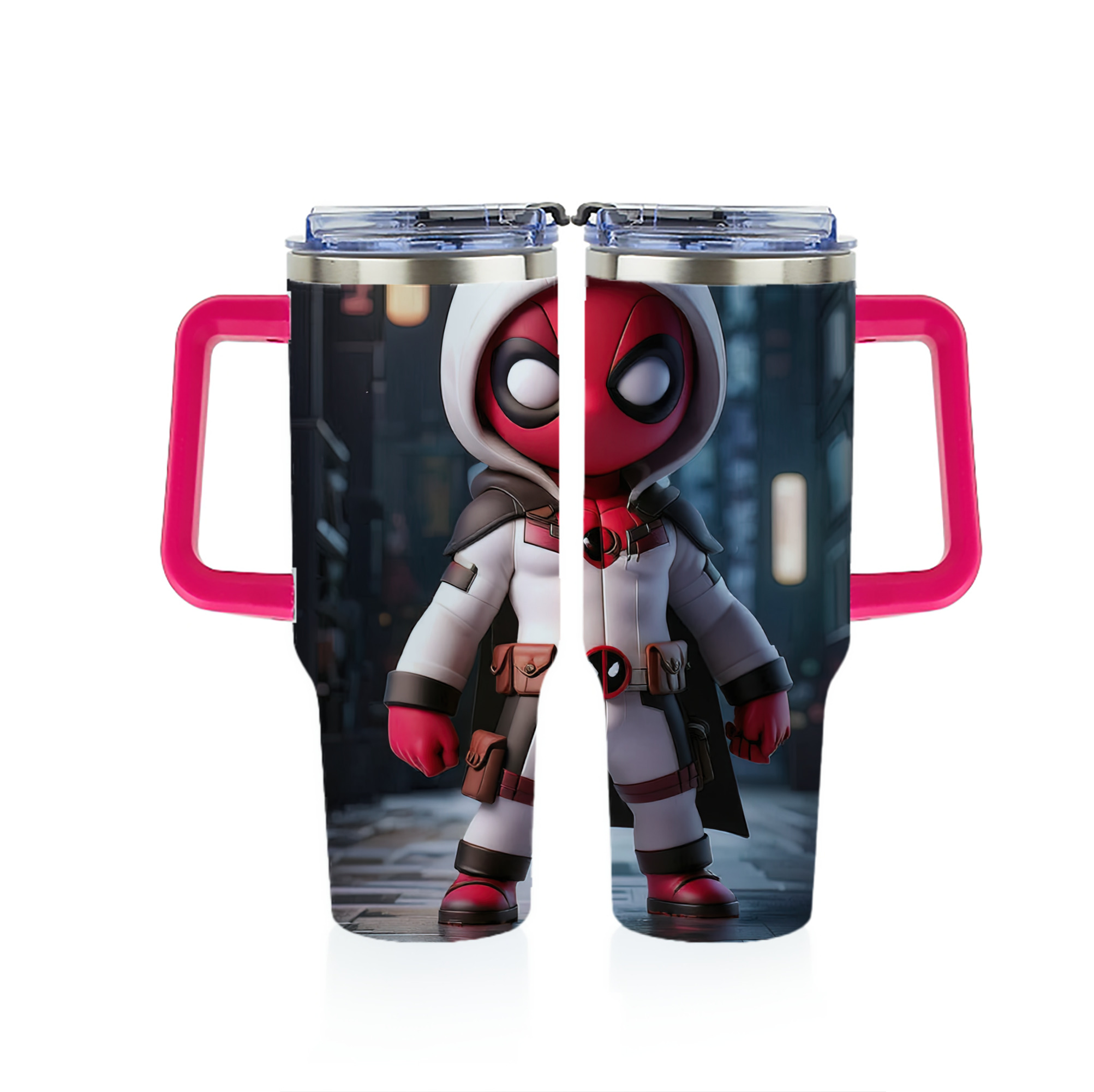 （画像用） Deadpool デッドプール 1200ｍLフルプリント車用タンブラー